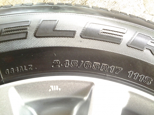 ล้อแม็กมิตซู ไทรทรัน พลัสขอบ17 พร้อมยางใหม่ๆ ชุดที่2