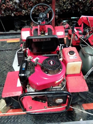 ขายรถตัดหญ้านั่งขับเก่าญี่ปุ่น 14 HP พร้อมใช้เเบตใหม่ยางเต็ม