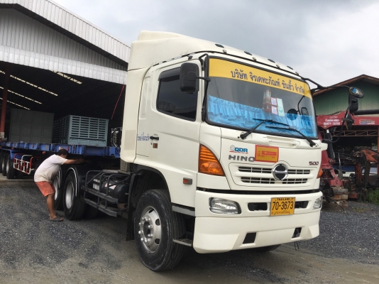 ขาย HINO หัวลาก 344 ปี55 พร้อมหางพื้นเรียบ3เพลา แยกได้ สนใจติดต่อ 081-9426747