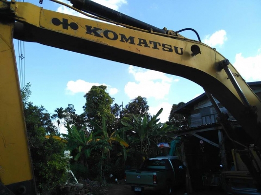 **330,000 บ.ต่อรอง/// แบคโฮ KOMATSU PC150 รุ่น1 เครื่อง+ปั้ม เดิม แรงดี บูมอาร์มสวย เอวแน่น ช่วงล่าง75\% โซ่หนา แทร็กสวย สป็อคเก็ต75\% รถทำงานดี แรง ดี พร้อมใช้งาน ไม่มีเล่ม มีสัญญาซื้อขาย ขายตามสภาพ **ขาย KOMATSU PC150 รุ่น1 แบคโฮสภาพดี พร้อมใช้งาน เอกสารส