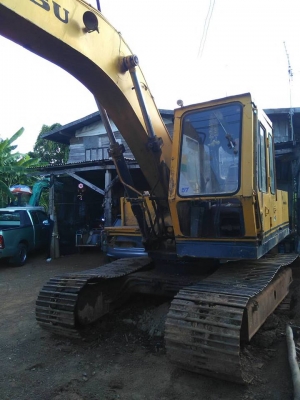 **330,000 บ.ต่อรอง/// แบคโฮ KOMATSU PC150 รุ่น1 เครื่อง+ปั้ม เดิม แรงดี บูมอาร์มสวย เอวแน่น ช่วงล่าง75\% โซ่หนา แทร็กสวย สป็อคเก็ต75\% รถทำงานดี แรง ดี พร้อมใช้งาน ไม่มีเล่ม มีสัญญาซื้อขาย ขายตามสภาพ **ขาย KOMATSU PC150 รุ่น1 แบคโฮสภาพดี พร้อมใช้งาน เอกสารส