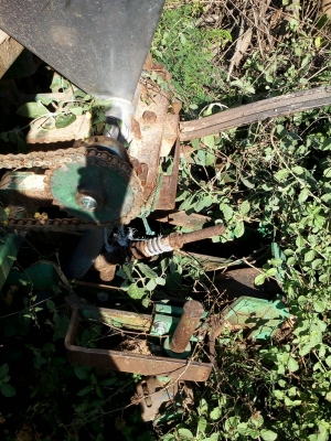 หางปลูกอ้อยkmtร่องคู่ใส่รถไถฟอร์ด