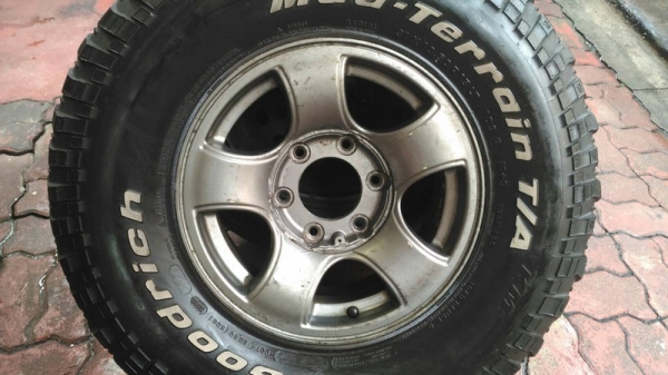 ล้ออะไหล่ Enkai แท้  ติดยาง BF ขอบ 15