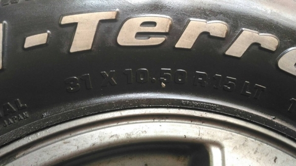 ล้ออะไหล่ Enkai แท้  ติดยาง BF ขอบ 15