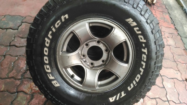 ล้ออะไหล่ Enkai แท้  ติดยาง BF ขอบ 15