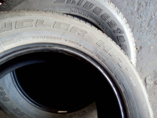 225/65R17 BRIDGESTON DUELER HT 470 ปี14  ชุด 4 เส้น tel. 081-427-3941
