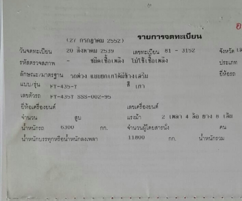 มี2พ่วง ขายพ่วงละ1,000,000บ สิบล้อ แม่ลูก2เพา ฮีโน่ FM3M 240ปี37-39 ดั้มกะบะเหล็ก สภาพดีสวยหัวบางเดิมๆพร้อมใช้ ทะเบียนพร้อมโอน