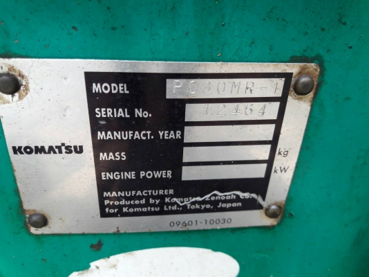 ขายค่ะ..KOMATSU  PC30MR  เก่าญี่ปุ่นแท้   มีลายแย๊ก  สภาพสวย  เครื่องปั๊มดี...ลองระบบกันได้ทุกวัน..โทร..089-3818694  ดวงนภา