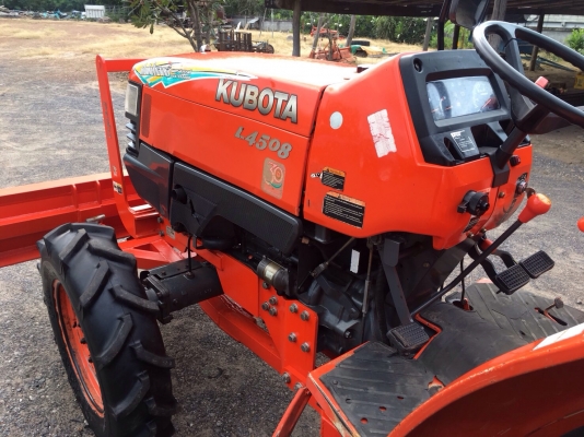 ขาย L4508 4WD ใบดัน ผานหลัง เล่ม รถพร้อมใช้