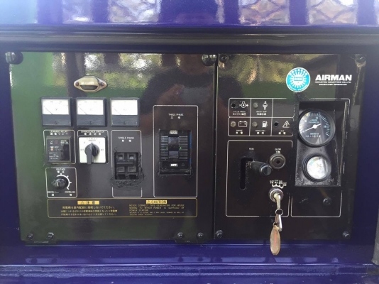 ขายเครื่องปั่นไฟ Airman 100 Kva เครื่อง isuzu 6BG1 พร้อมใช้งาน โทร 0818481185 0914902228