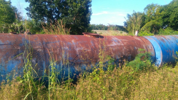 ขายด่วน. ถัง9000ลิตร. มี2ใบ ใบละ40000 เหล็กหนามาตรฐาน