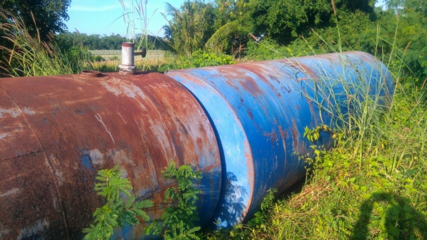 ขายด่วน. ถัง9000ลิตร. มี2ใบ ใบละ40000 เหล็กหนามาตรฐาน