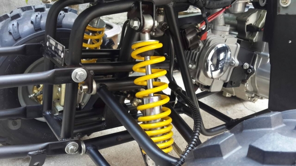 ATV 125cc. ดิสหน้า-หลัง เกียร์ออโต้ เดินหน้า-ถอยหลัง เครื่องแน่น ยางดอกเต็ม สภาพน้องๆ ป้ายแดง สนใจโทรสอบถามครับ 089-4898436