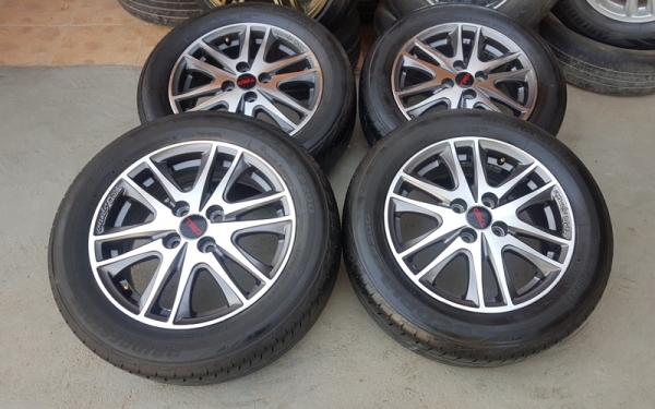 ขายล้อTOYOTA VIOS TRD ยางปี 0316  4 ล้อ