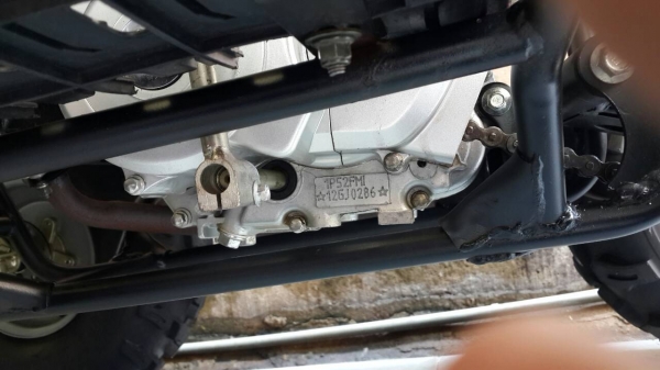 ATV 125cc. ดิสหน้า-หลัง เกียร์ออโต้ เดินหน้า-ถอยหลัง เครื่องแน่น ยางดอกเต็ม สภาพน้องๆ ป้ายแดง สนใจโทรสอบถามครับ 089-4898436