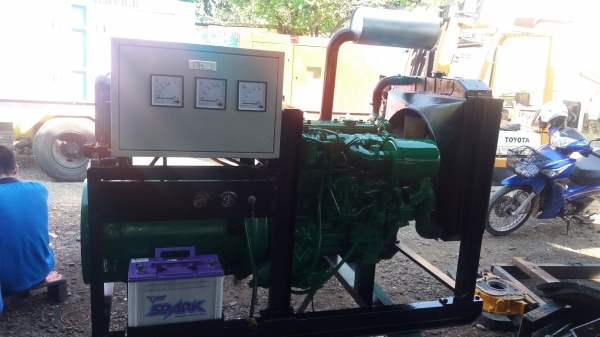 ขายเครื่องปั่นไฟ 20 kva ไฟ 2สาย แถมแบตเตอรี่ฟรี