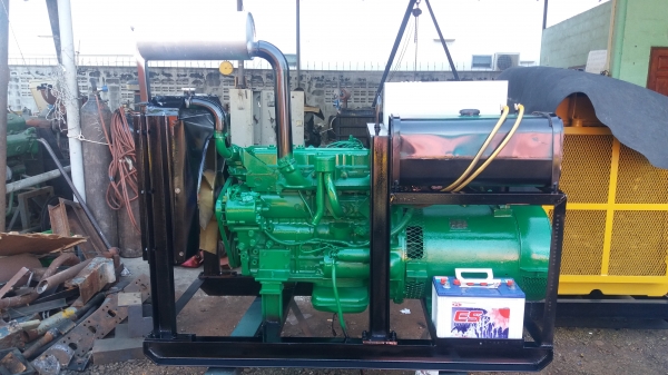 ขายเครื่องปั่นไฟ 20 kva ไฟ 2สาย แถมแบตเตอรี่ฟรี