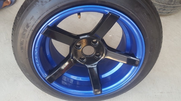 ขายล้อVOSSEN CV3 15 4รู100 หน้า8.25 ET25 ยางปี13 4 ล้อ