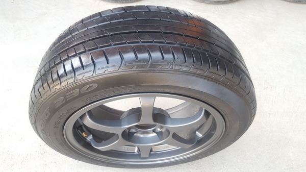 ขายล้อSSR ขอบ15 4รู100 หน้า7 ET38 ยางปี13  4 ล้อ