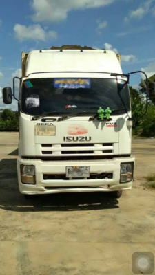 ขายด่วนรถพ่วง 18 ล้อ แม่-ลูก กระบะเหล็กคอกเกษตรดั้ม ISUZU 300 ปี.55 รถสวยพร้อมใช้ ราคาย้อมๆแค่185000