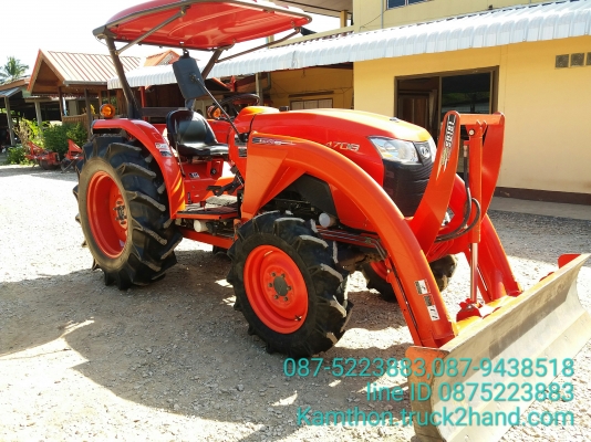 ปัญญาแทรคเตอร์..จัดมาให้ครับ ด่วน!!!คูโบต้า L4708พร้อมใบมีดคานบนSD181พร้อมผาน6&times;24  รถไร่ 100\%สภาพพร้อมใช้