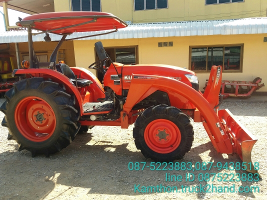 ปัญญาแทรคเตอร์..จัดมาให้ครับ ด่วน!!!คูโบต้า L4708พร้อมใบมีดคานบนSD181พร้อมผาน6&times;24  รถไร่ 100\%สภาพพร้อมใช้
