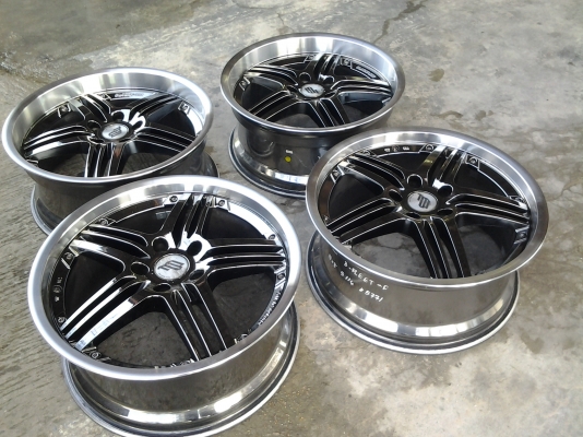 แม็กขอบ18   5รู114  สีแบรคโครม