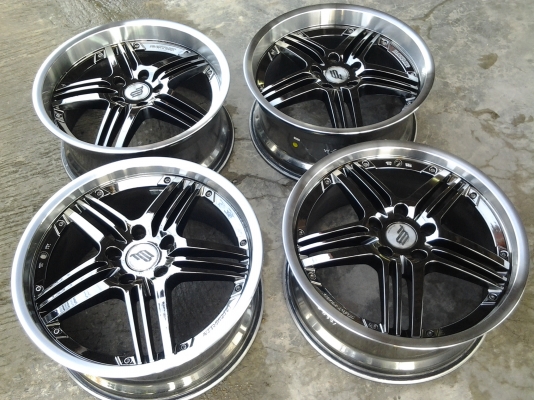 แม็กขอบ18   5รู114  สีแบรคโครม