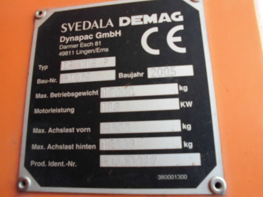 รถปูยาง Demag / Dynapac รุ่น DF115P ปี 2005 เครื่อง DEUTZ หม้อน้ำ นำเข้าจากญี่ปุ่น ถึงไทยเร็ว ๆ นี้ครับ รถปูยาง Demag / Dynapac รุ่น DF115P ปี 2005 เครื่อง DEUTZ หม้อน้ำ นำเข้าจากญี่ปุ่น ถึงไทยเร็ว ๆ นี้ครับ