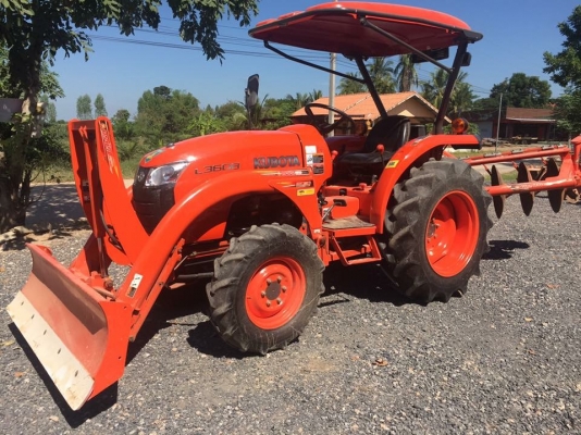 ขายรถไถคูโบต้า L36088 สวยๆ พร้อมอุปกรณ์ ดันดินหน้าและผานพรวน ขายราคา 298,000 บาท สนใจโทร 0819136451 ขอดูภาพเพิ่มเติมทางline:id bow6451 #บริการจัดส่งฟรีทั่วประเทศจร้า