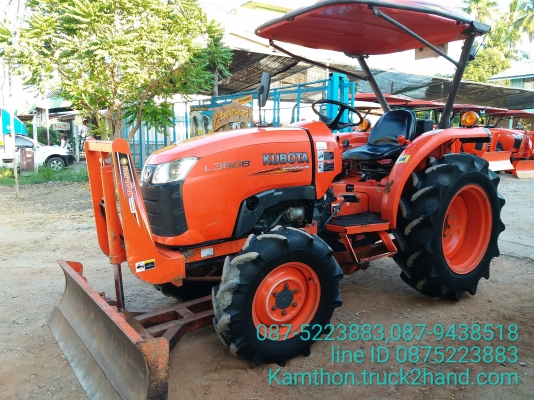 ปัญญาแทรคเตอร์..จัดมาให้ครับ ด่วน!!!คูโบต้า L3608พร้อมใบมีดคานล่างFD163 สภาพเดิมๆพร้อมใช้