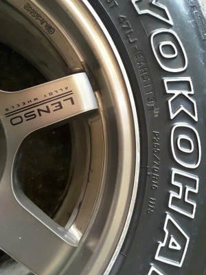 TE37 + Yokohama AT 265/70/16 ปี13 สวยๆ 1ชุด