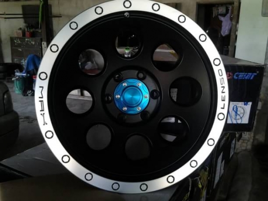 แม็กLENSO MAX1  ลายหยดน้ำ ขอบ18