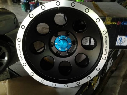 แม็กLENSO MAX1  ลายหยดน้ำ ขอบ18