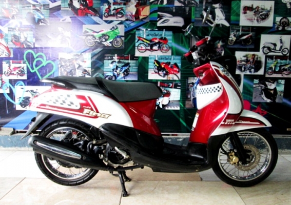 Fino สีขาวแดง เกย์แยก เครื่องยนต์เดิมๆ แถม 3 รายการ 19900