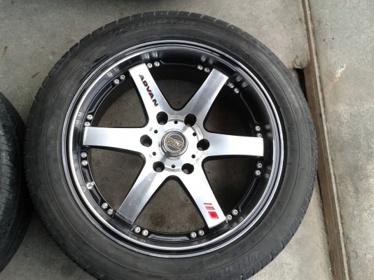 ขอบ19นิ้ว6รู พร้อมยาง ชุดนี้ ราคา 8500 บาท