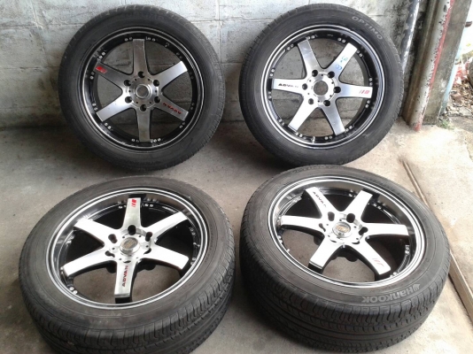 ขอบ19นิ้ว6รู พร้อมยาง ชุดนี้ ราคา 8500 บาท