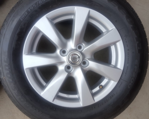 ขายล้อNISSAN ALMERA VL พร้อมยาง 4 ล้อ ขายล้อNISSAN ALMERA VL พร้อมยาง 4 ล้อ