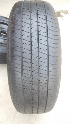 ขายล้อกะทะกะบะ  5รู 6นิ้ว ยาง205/65/15 4 ล้อ