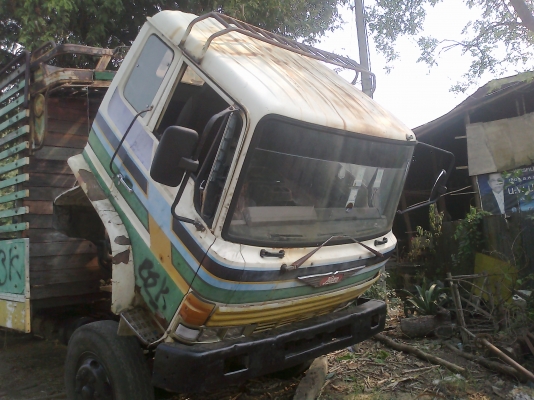 ขายด่วนถูกๆหกล้อ หัวเดิม ครัชซีเดิม เครื่องเดิมหน้ากากทอง ของห้างแท้ๆรถสวยเดิมๆ ยาว 7 เมตรครึ่ง พร้อมใช้งาน Hino FF177 KA เครื่อง EH700  ซื้อไปไม่ต้องทำอะไร ใช้งานได้เลย