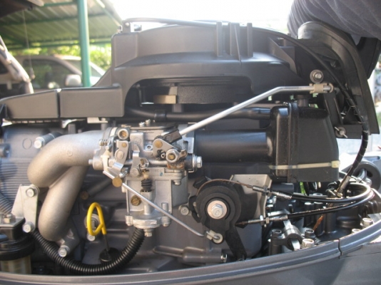 เรือ อลูมิเนียม ลากง่าย ลงง่าย ทนทาน  เครื่อง 15 V-max......พร้อมส่ง