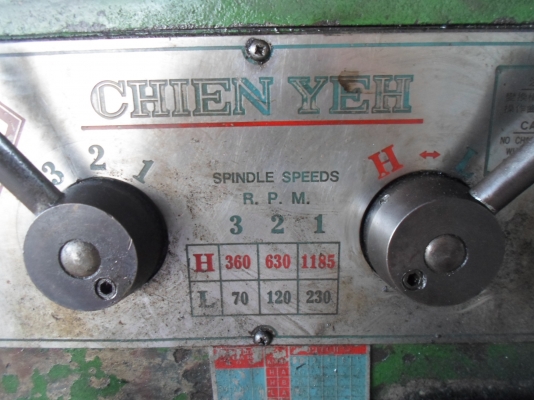 แท่นกลึง 5 ฟุต 2 เพลา เกียร์บล็อก ชินเย่  65,000 ด่วน !!!