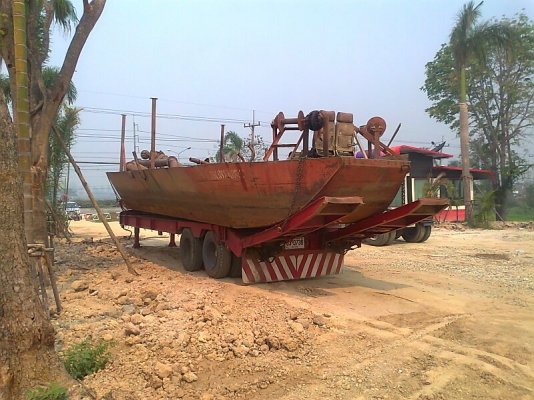 ขายด่วน..เรือดูดทราย HINO EF V8 เครื่อง ฮีโน่ 550 แรงม้า สภาพสวย พร้อมใช้งาน .
