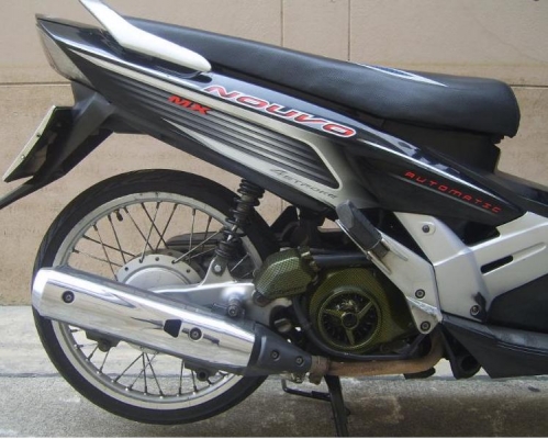 ขายYamaha Nouvo mx สีดำ จดทะเบียนปี48  พรบ.หมด ม.ค.56