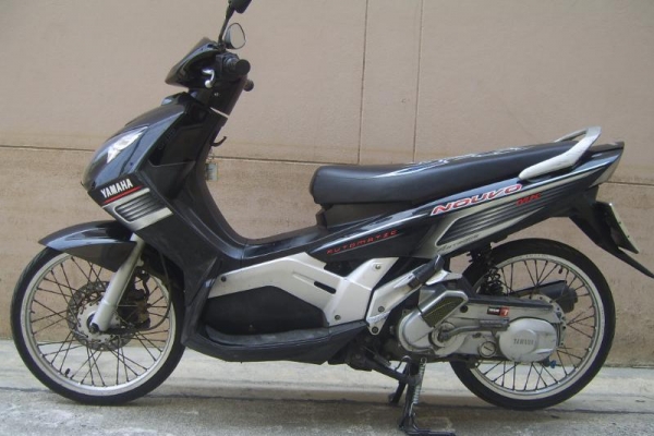 ขายYamaha Nouvo mx สีดำ จดทะเบียนปี48  พรบ.หมด ม.ค.56