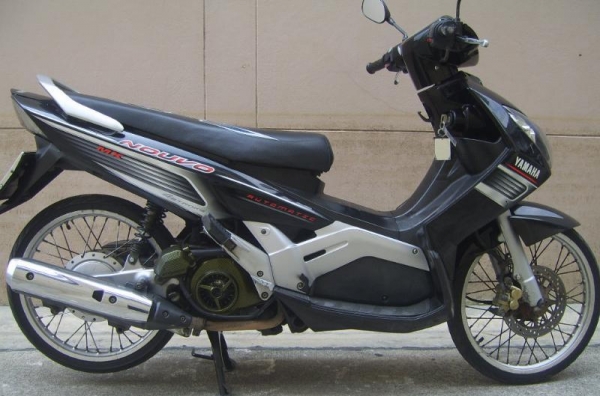 ขายYamaha Nouvo mx สีดำ จดทะเบียนปี48  พรบ.หมด ม.ค.56