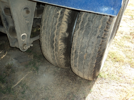 ขายถูก หางพื้นเรียบ 2 เพลา พื้นไม้ ยาว 12.20 เมตร