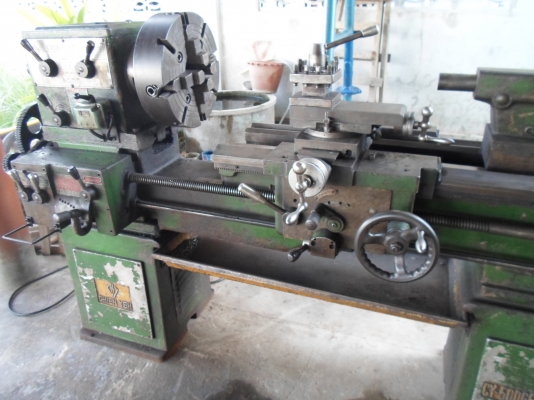 แท่นกลึง 5 ฟุต 2 เพลา เกียร์บล็อก ชินเย่  65,000 ด่วน !!!
