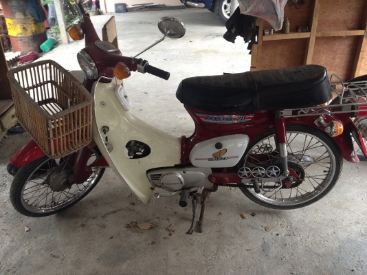 ขาย Honda 70 K2 สีแดงเดิม เครื่องเดิมเกียร์วน