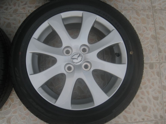 ขายล้อแม็กเดิม mazda2 15"x6" 4รู100 et45+ยาง ปี 13 (081-3747940)